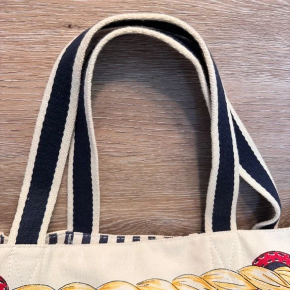 Brighton Boardwalk Wish Upon Star Nautical Anchor Yacht XL Canvas Beach Tote Y2K - Picture 6 of 14